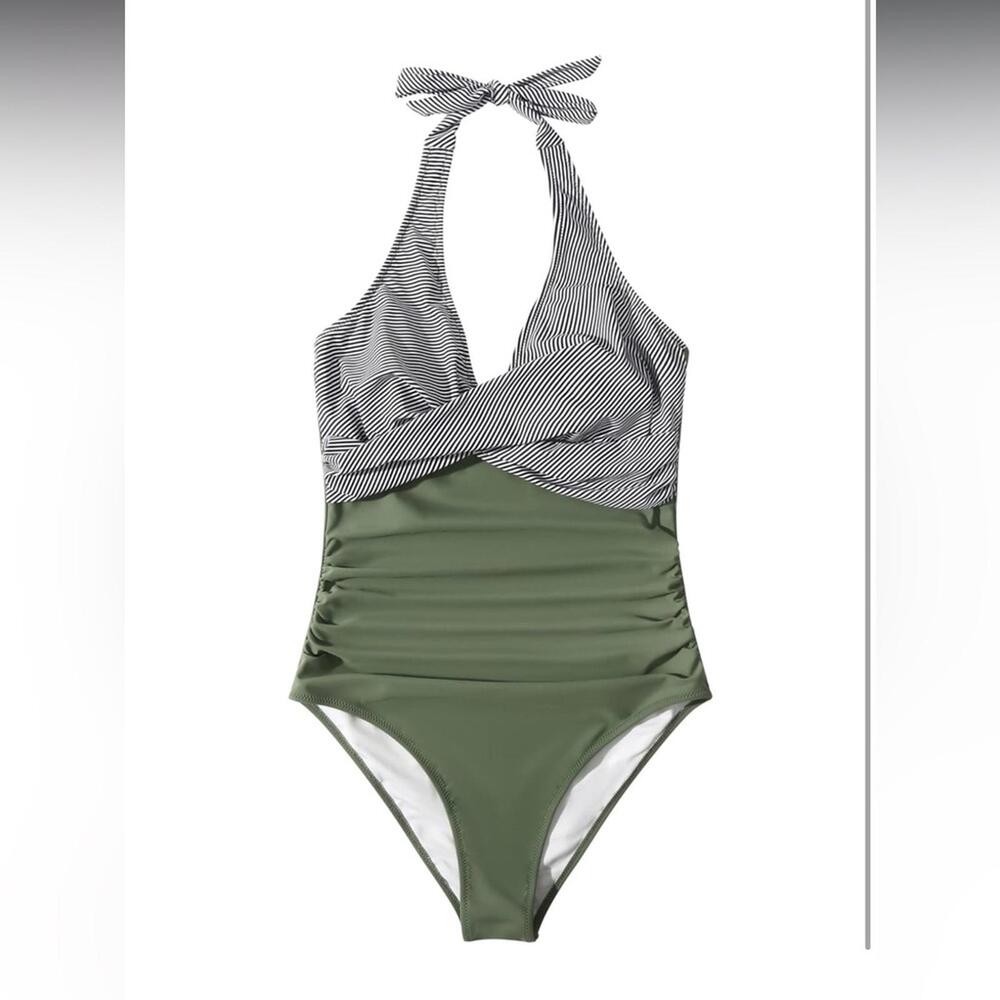 SUUKSESS Women Sexy Tummy Control Halter Push Up Bathing Suit